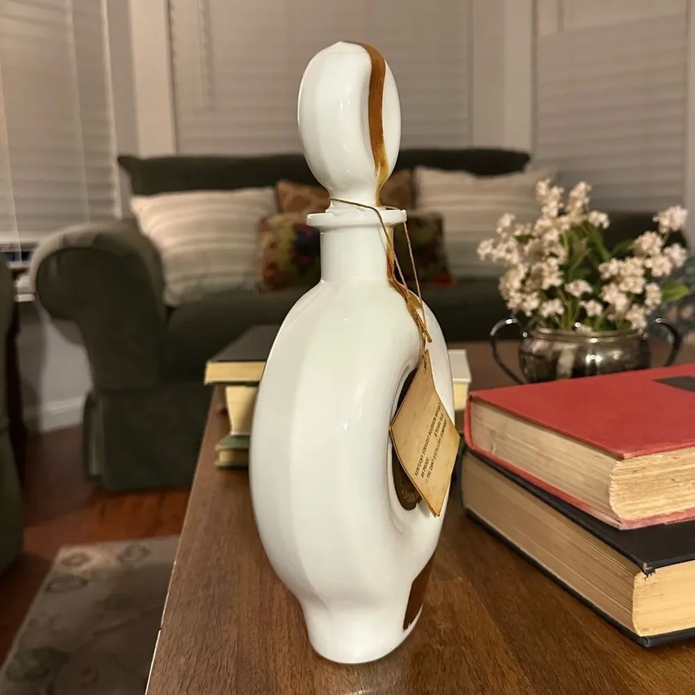 Vintage Rare 1969 Boeing 747 Jet Aviation Dant Distillery Whiskey Glass Decanter